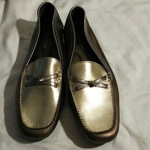 Leather Metallic Karen Scott Loafers